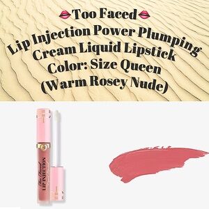 👄 Too Faced - Lip Injection Power Plumping Cream Liquid Lipstick - NEW